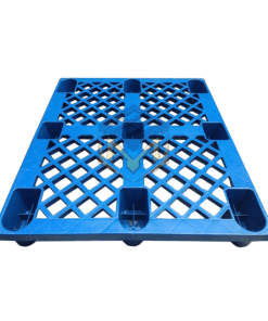 Pallet nhựa cóc 1200x1000x140mm màu xanh dương