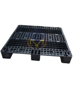 Pallet nhựa cũ màu đen 1200x1200x150mm