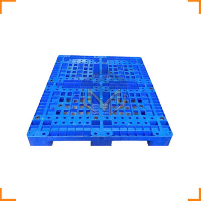 Pallet nhựa mặt lưới Long Thành 6 lõi sắt 1200x1000x150mm