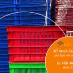 Tư vấn chọn mua rổ nhựa tại Bến Tre phù hợp với mọi nhu cầu