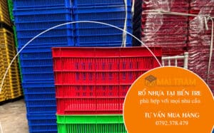 Tư vấn chọn mua rổ nhựa tại Bến Tre phù hợp với mọi nhu cầu