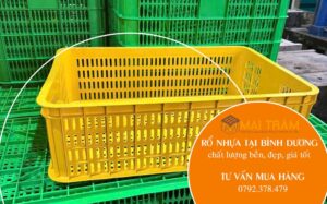 Cung cấp rổ nhựa tại Bình Dương chất lượng bền đẹp giá tốt