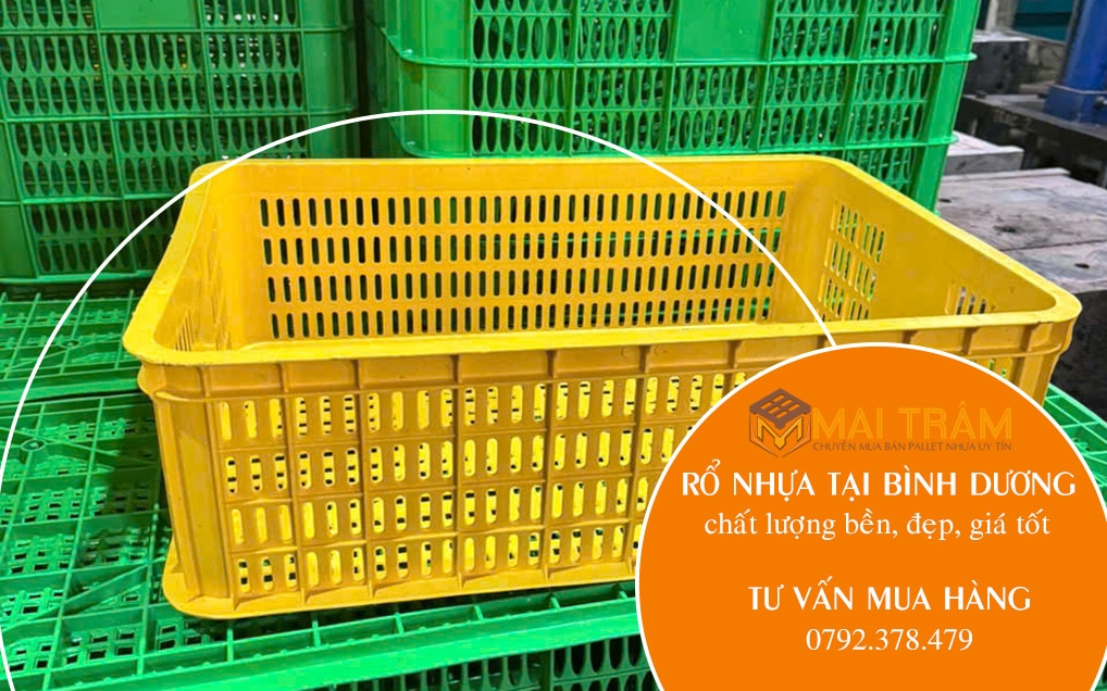 Cung cấp rổ nhựa tại Bình Dương chất lượng bền đẹp giá tốt