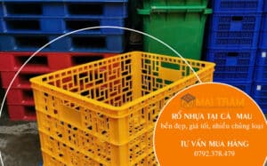 Mua rổ nhựa tại Cà Mau bền đẹp, giá tốt, nhiều chủng loại