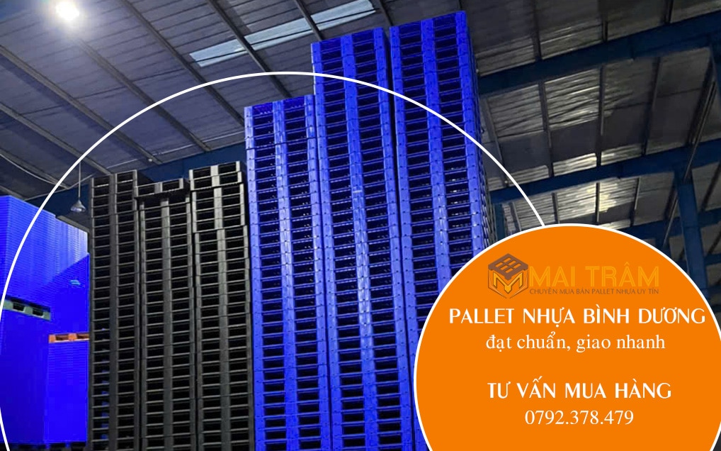 Pallet nhựa tại Bình Dương bền, đạt chuẩn, giao nhanh