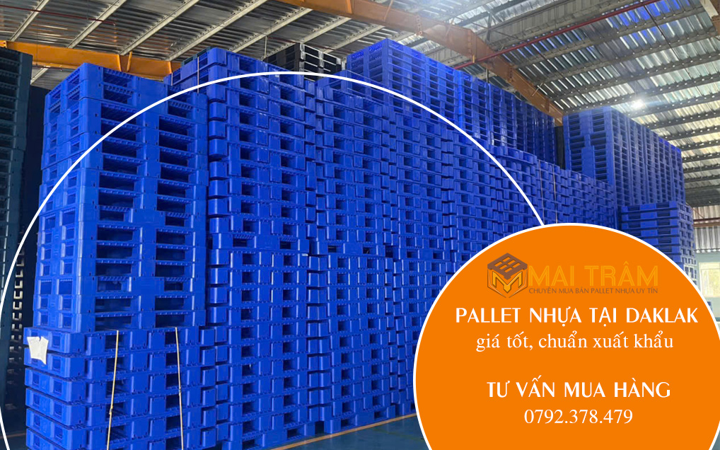 Pallet nhựa tại Daklak giá tốt, đạt chuẩn xuất khẩu