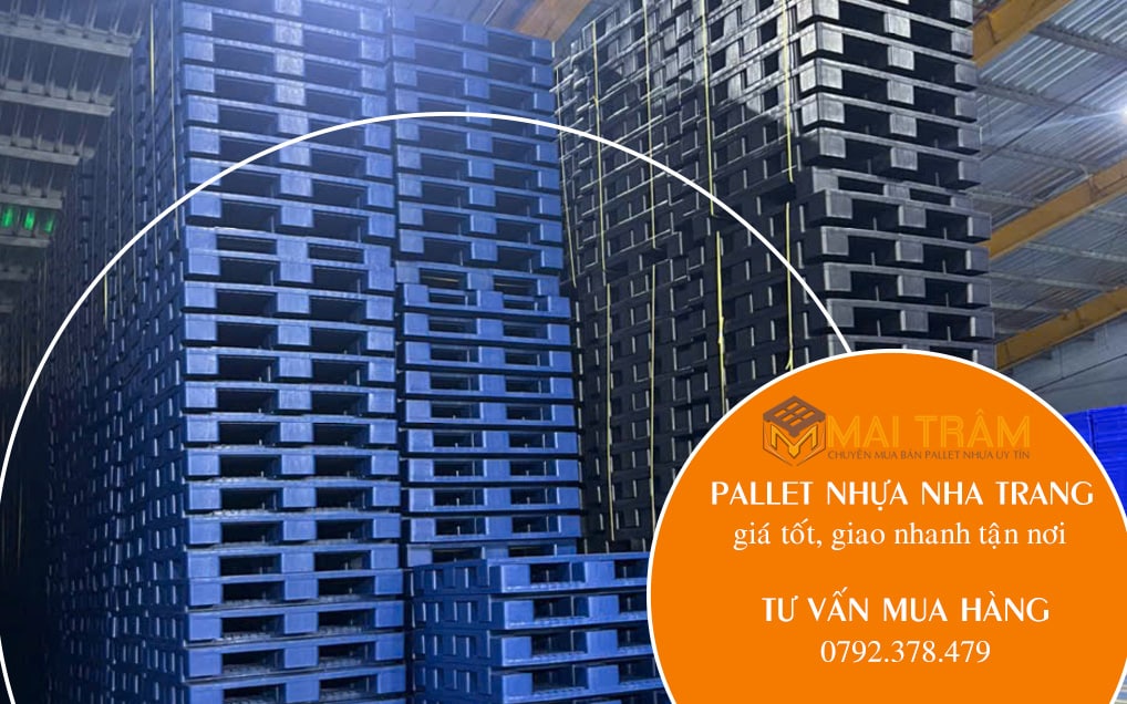 Pallet nhựa tại Nha Trang giá tốt, giao hàng tận nơi nhanh chóng