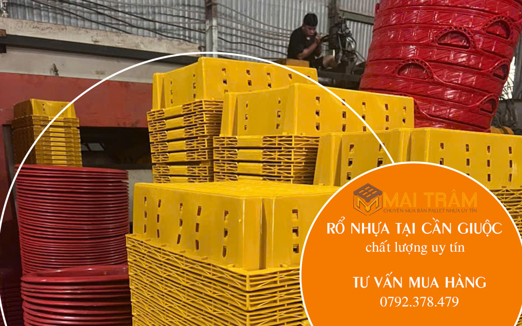 Địa chỉ mua rổ nhựa tại Cần Giuộc chất lượng, uy tín
