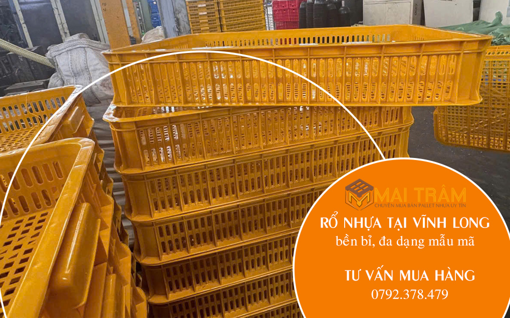Rổ nhựa tại Vĩnh Long chất lượng, bền bỉ và đa dạng mẫu mã