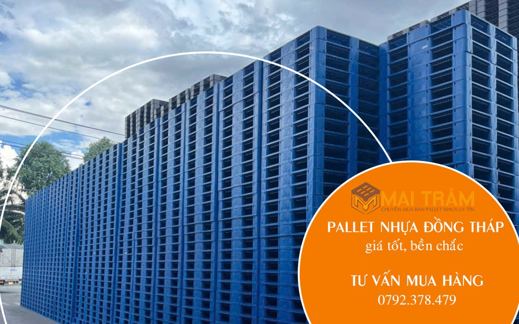 Pallet nhựa tại Đồng Tháp giá tốt, bền chắc, giao hàng tận nơi