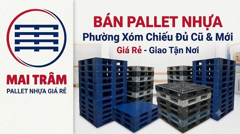Bán Pallet Nhựa Phường Xóm Chiếu Đủ Cũ & Mới