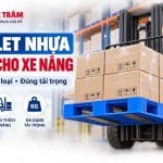 Pallet Nhựa Dùng Cho Xe Nâng