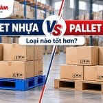 Pallet Nhựa vs Pallet Giấy