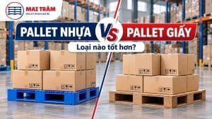 Pallet Nhựa vs Pallet Giấy