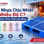 Pallet nhựa chịu nhiệt bao nhiêu
