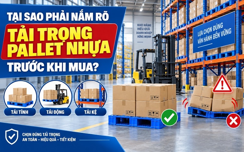 Tại sao phải nắm rõ tải trọng pallet nhựa