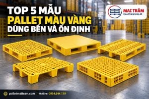 Top 5 mẫu pallet màu vàng
