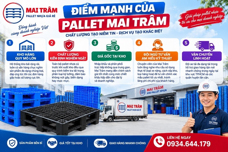 điểm mạnh pallet mai trâm