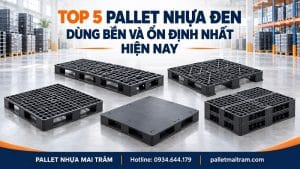 Top 5 Pallet Nhựa Đen Dùng Bền