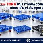Top 6 Pallet Nhựa Có Bánh Xe
