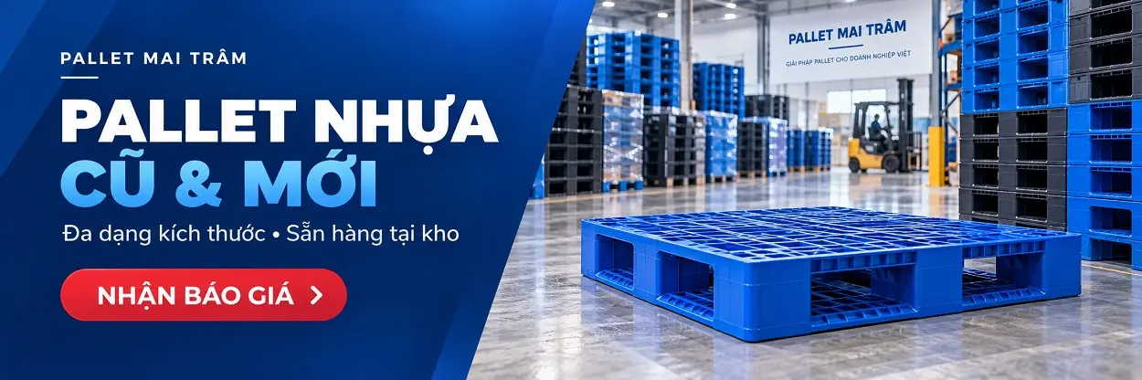 Banner Pallet Nhựa Mai Trâm