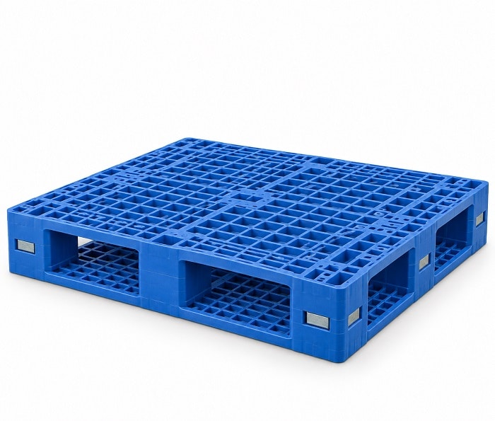 pallet nhựa 2 mặt lõi thép 1200 × 1000 × 160 mm