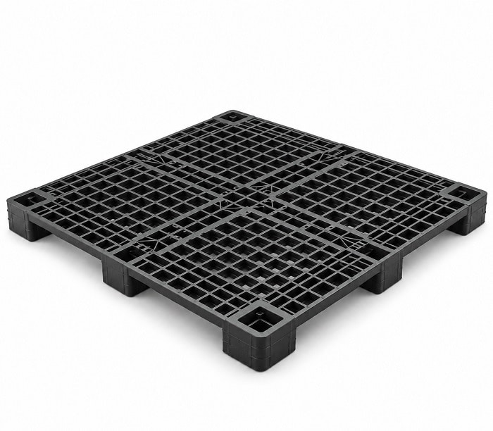 pallet nhựa đen 1000 × 1000 × 85 mm